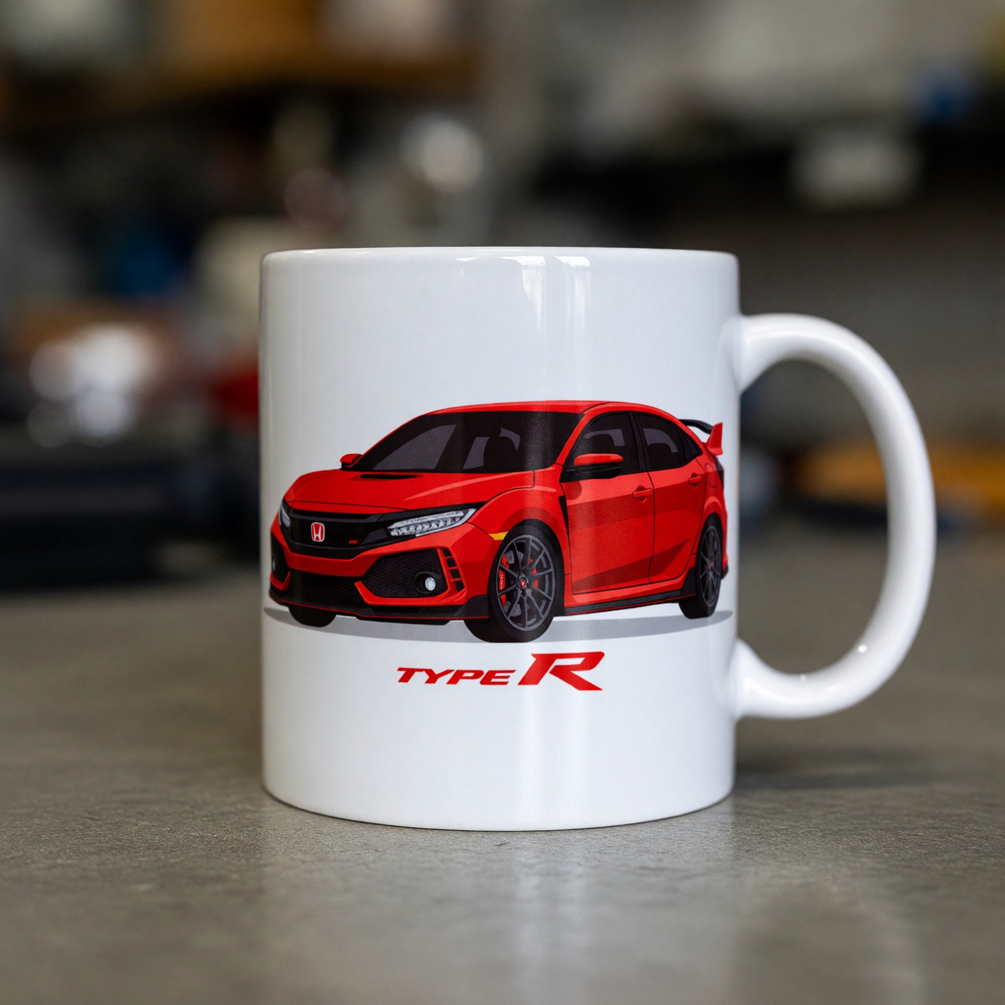 Honda Civic FK8 in red