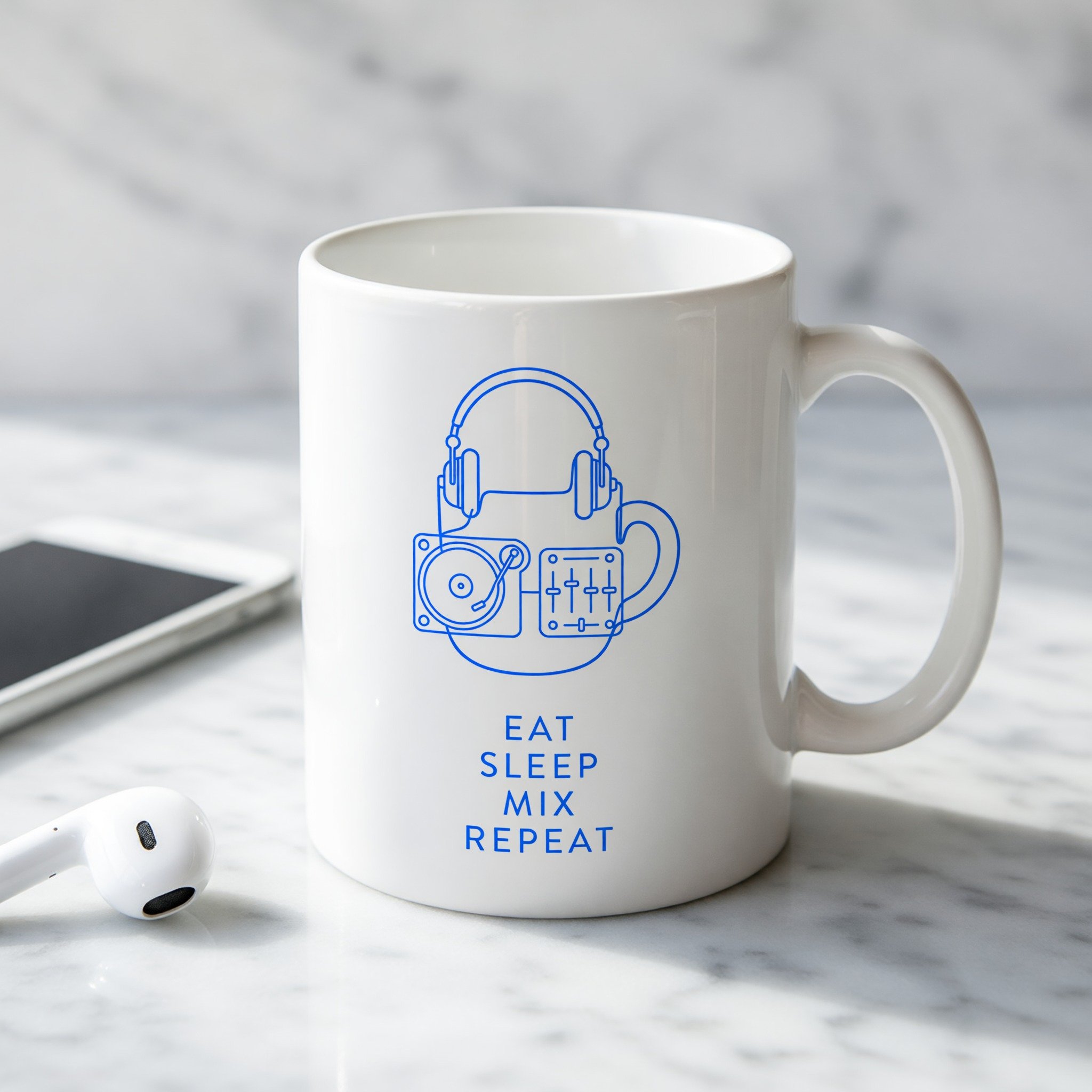 Eat Sleep Mix Repeat DJ Mug