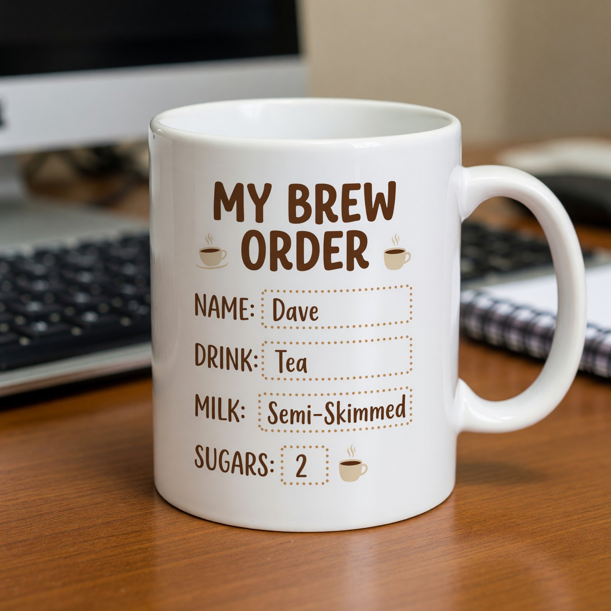 My Brew Order Office Mug