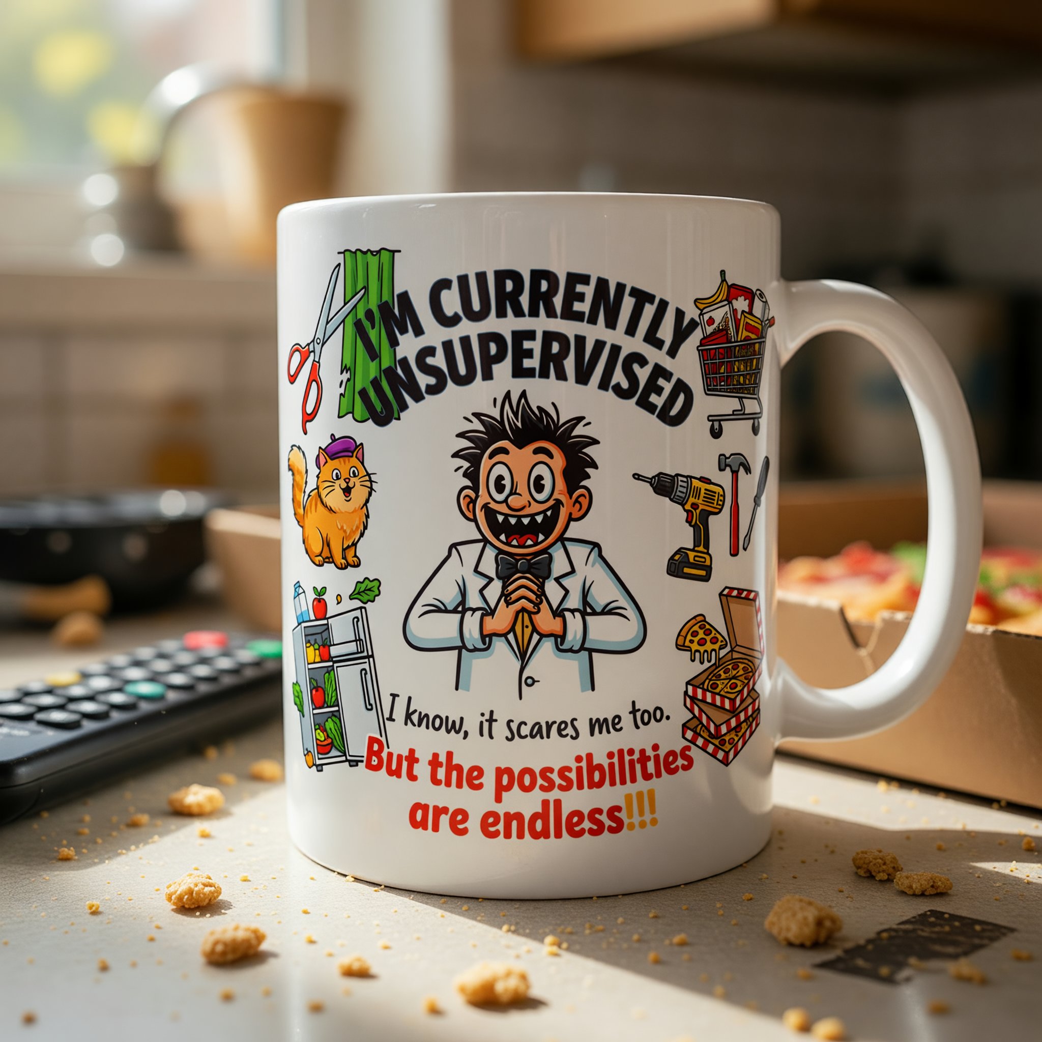 I'm Currently Unsupervised Mug