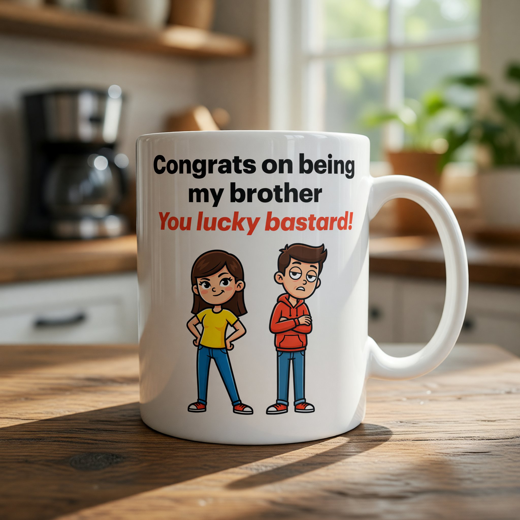 Lucky Bastard Brother Mug
