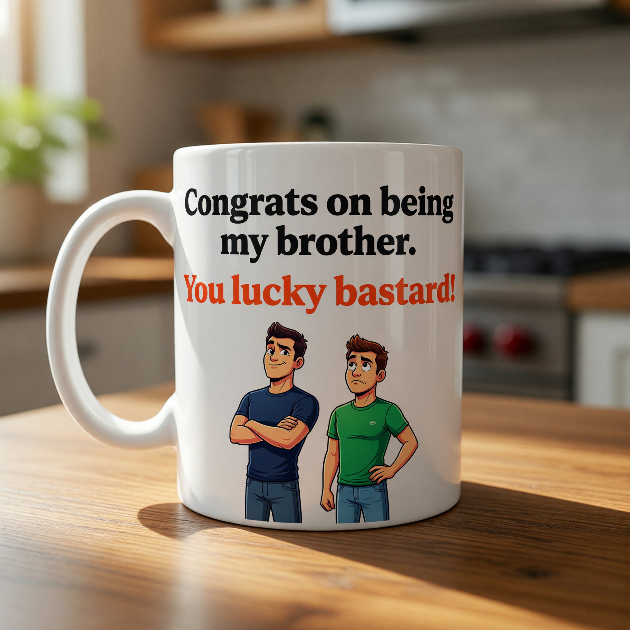 Lucky Bastard Brother Mug