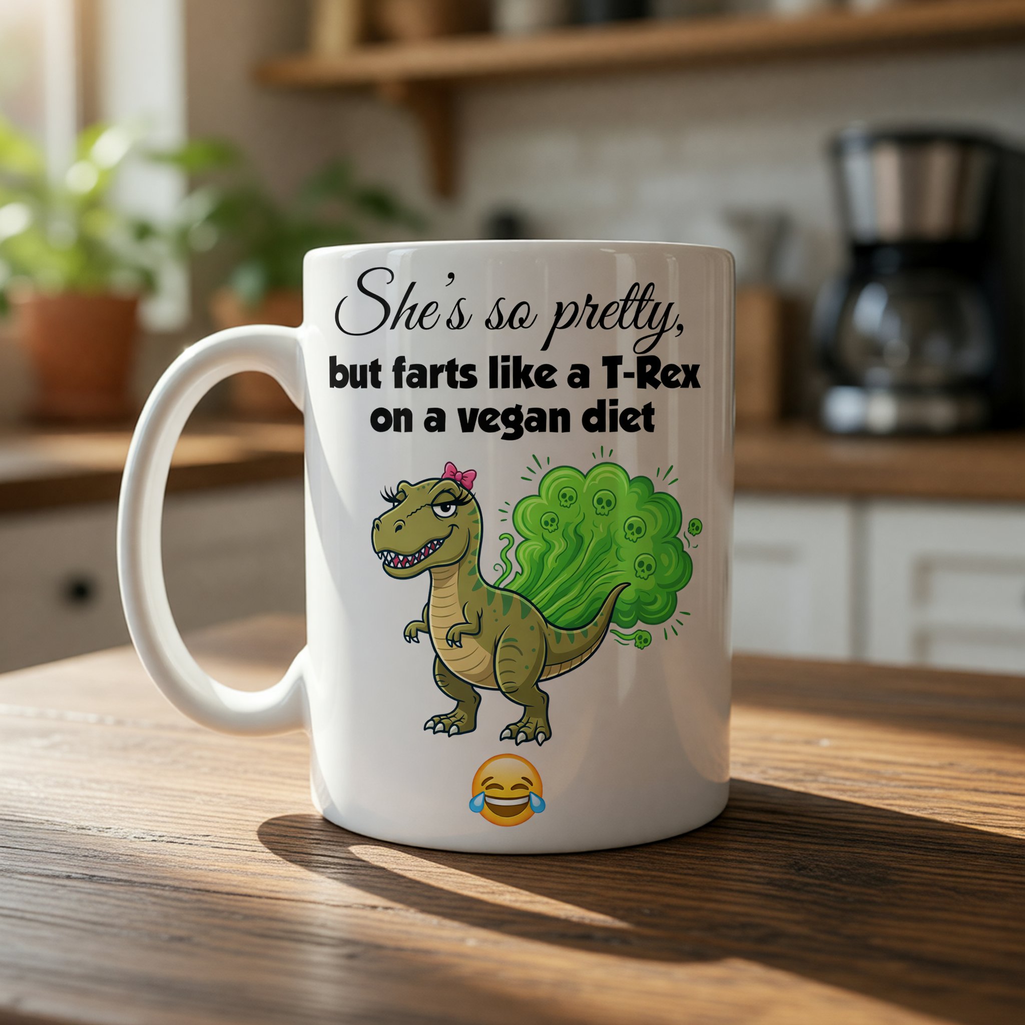 She's So Pretty Farts Like A T-Rex Mug