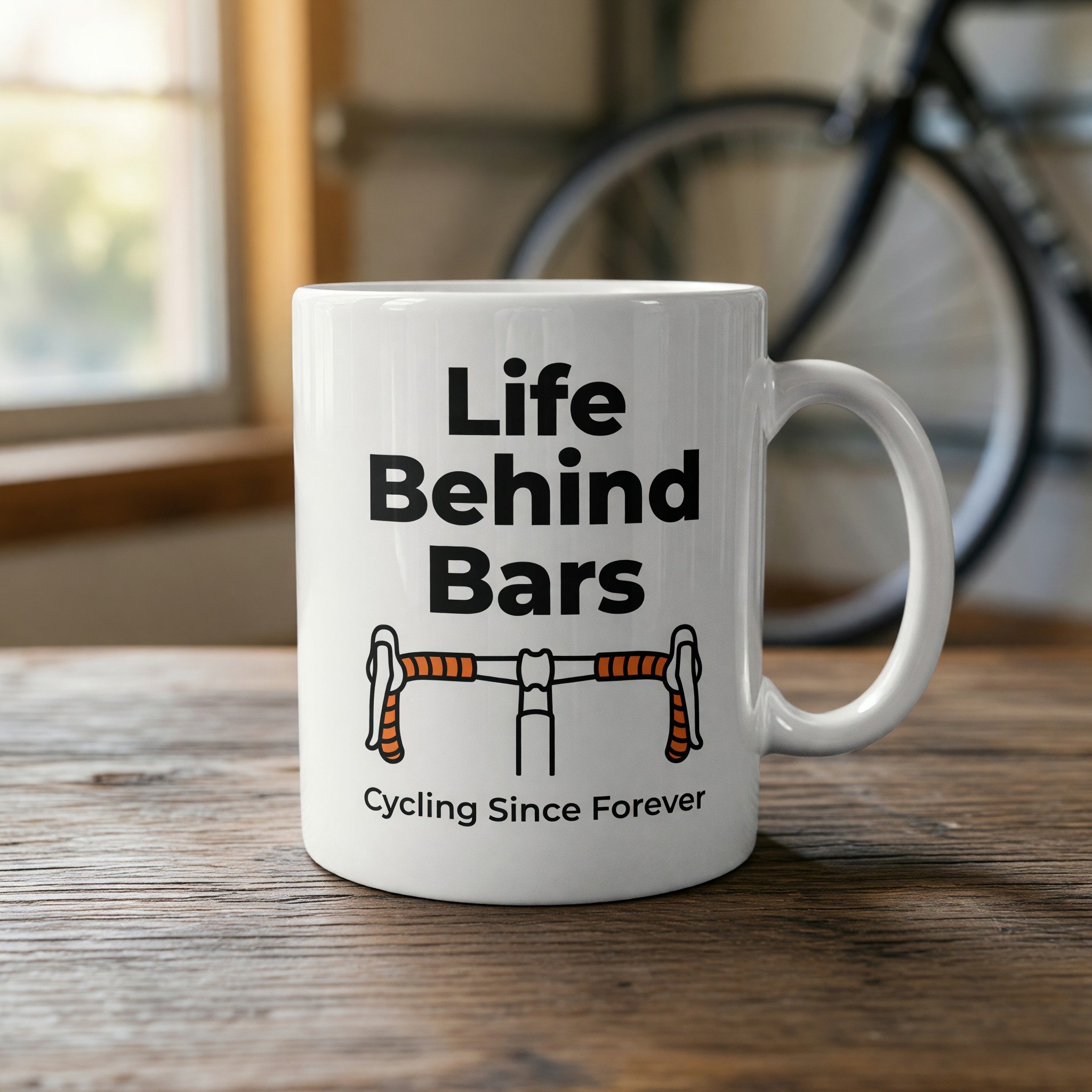Life Behind Bars Cycling Mug
