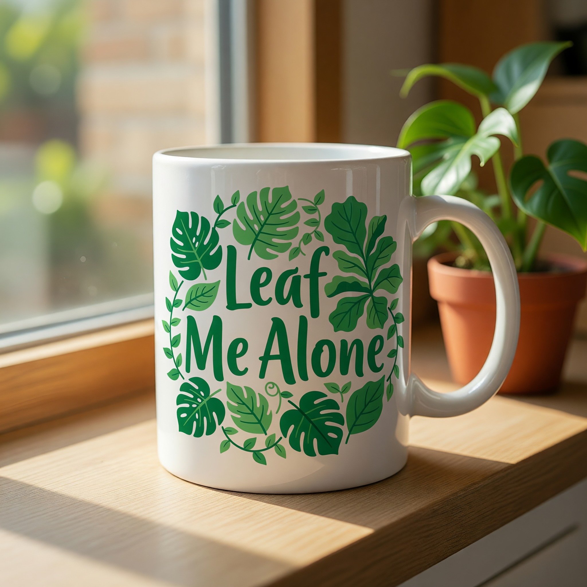 Leaf Me Alone Mug