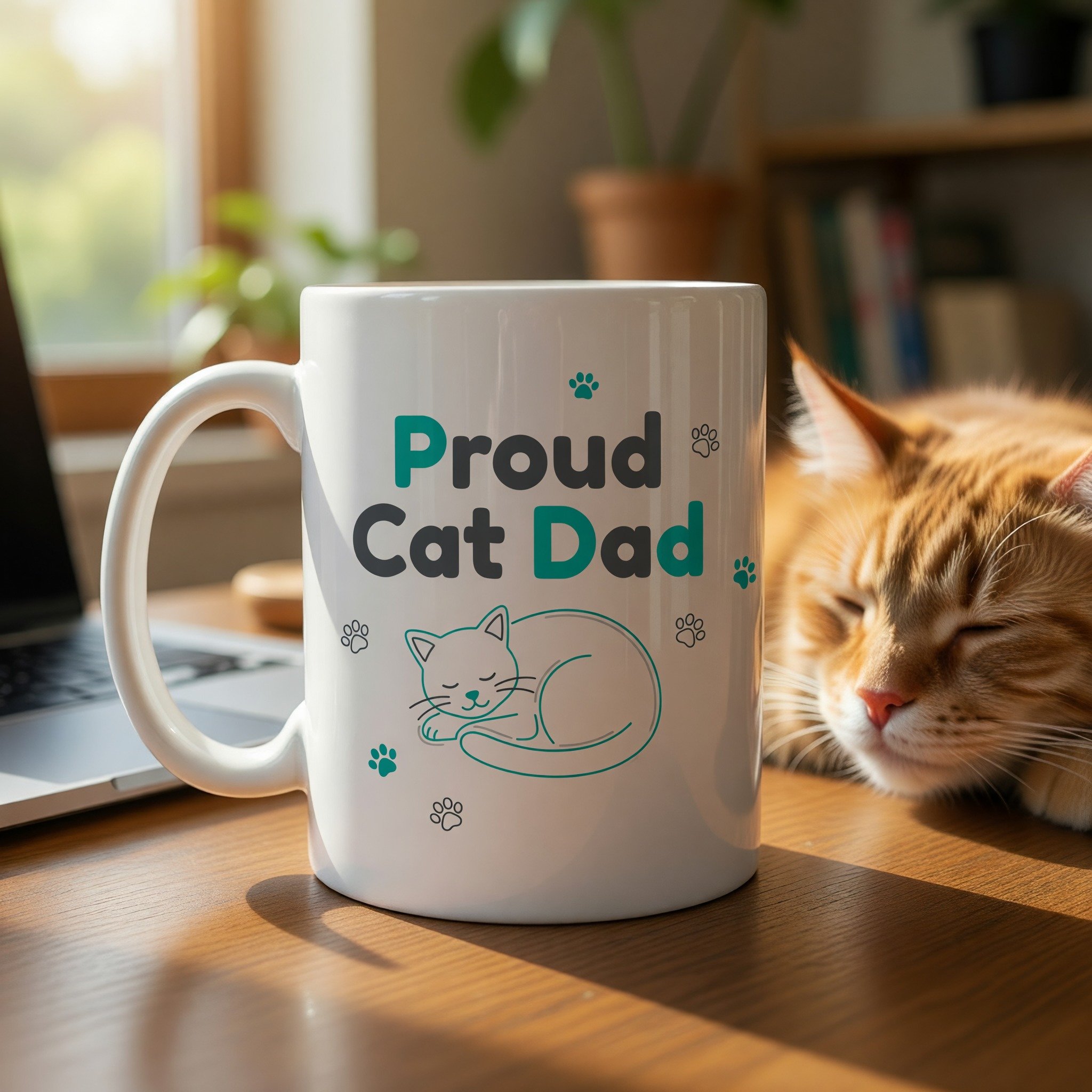 Proud Cat Dad Mug