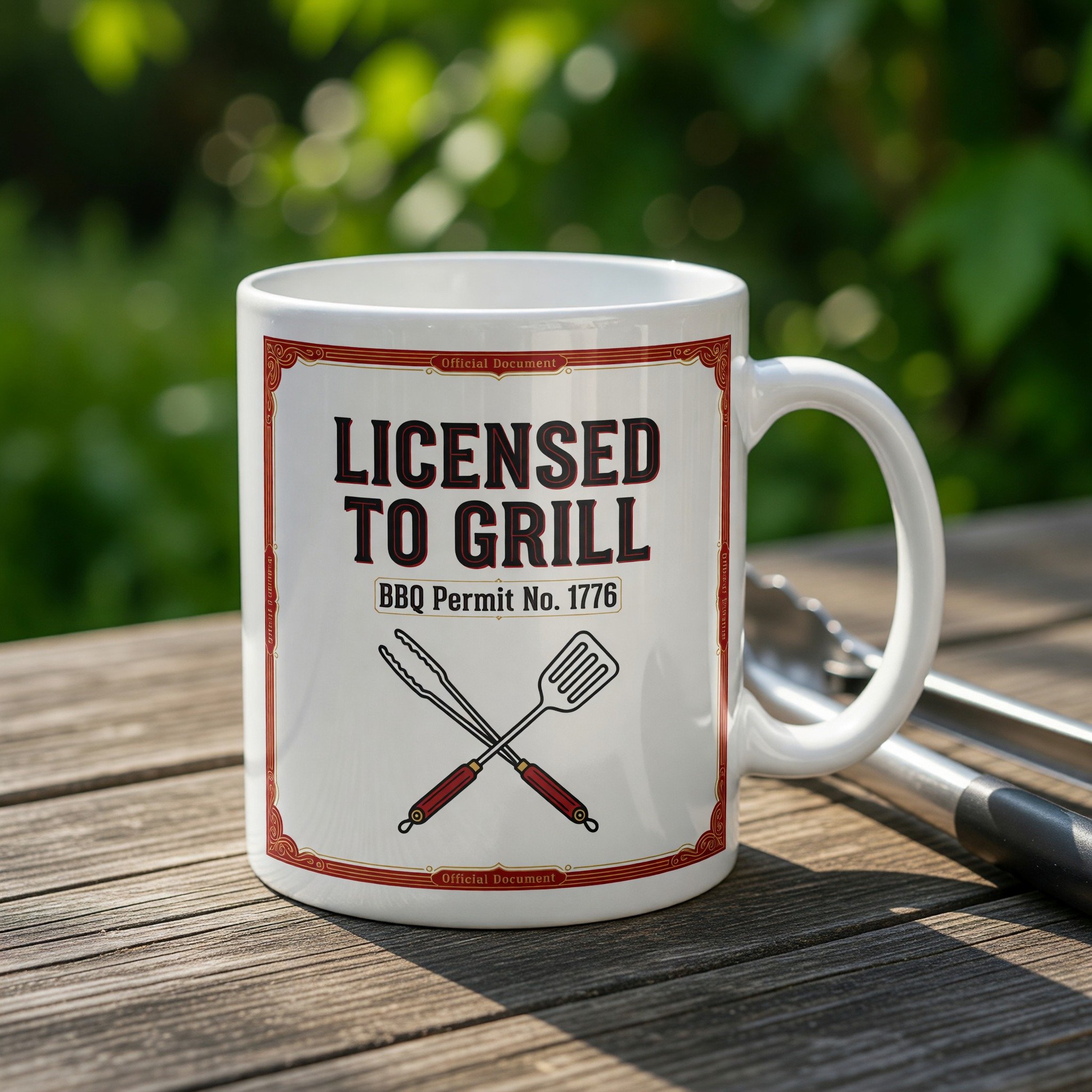 Licensed To Grill Mug