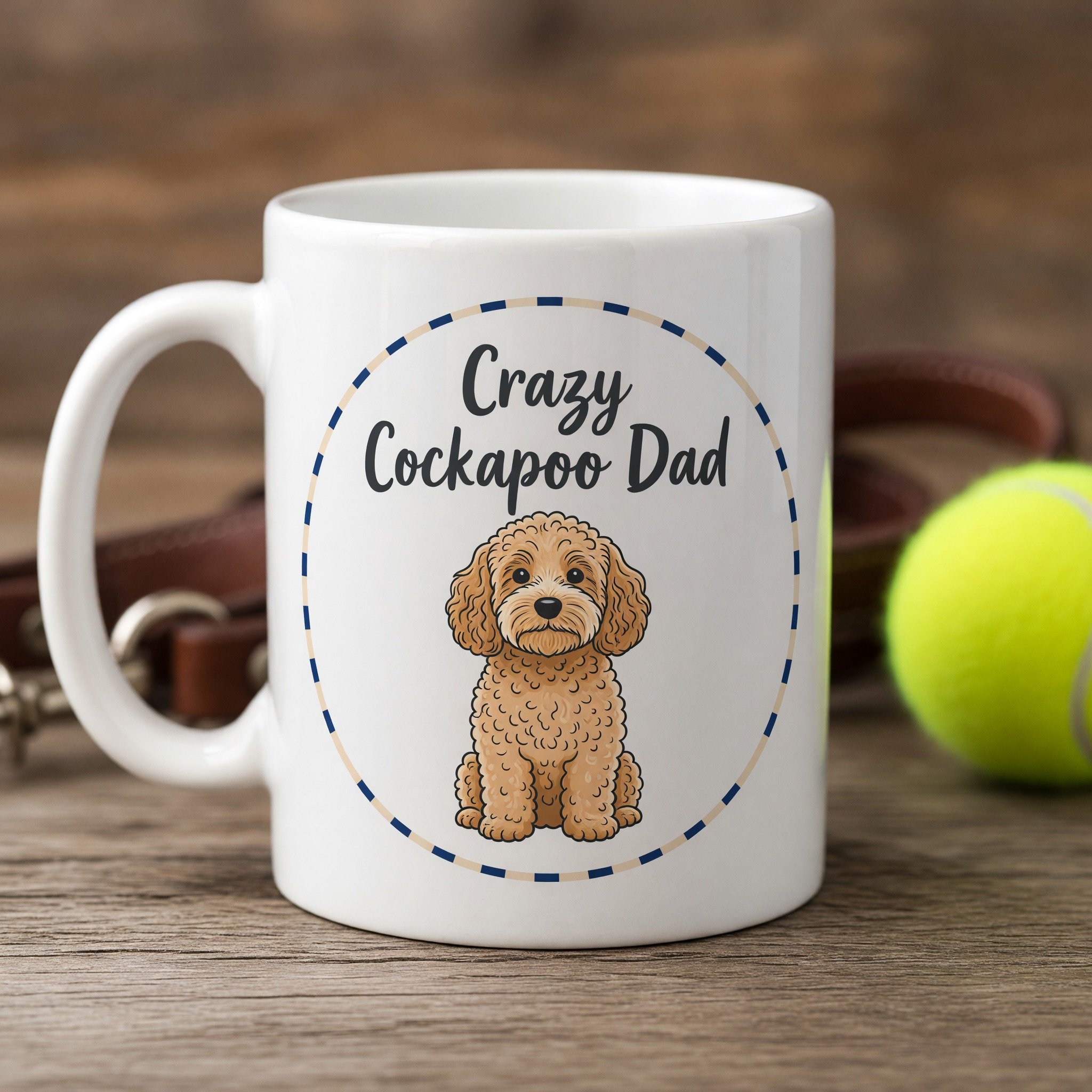 Crazy Cockapoo Dad Mug