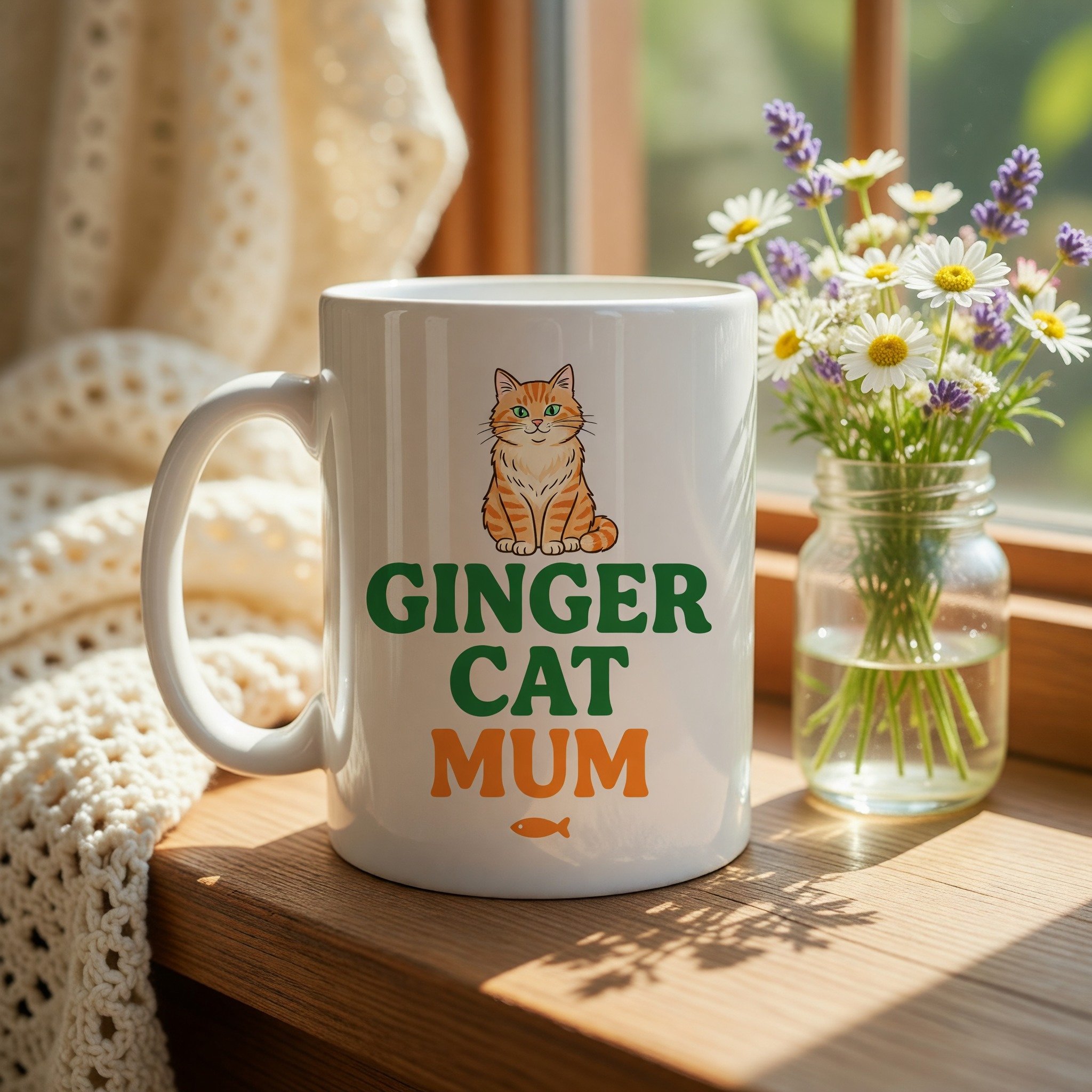 Ginger Cat Mum Mug