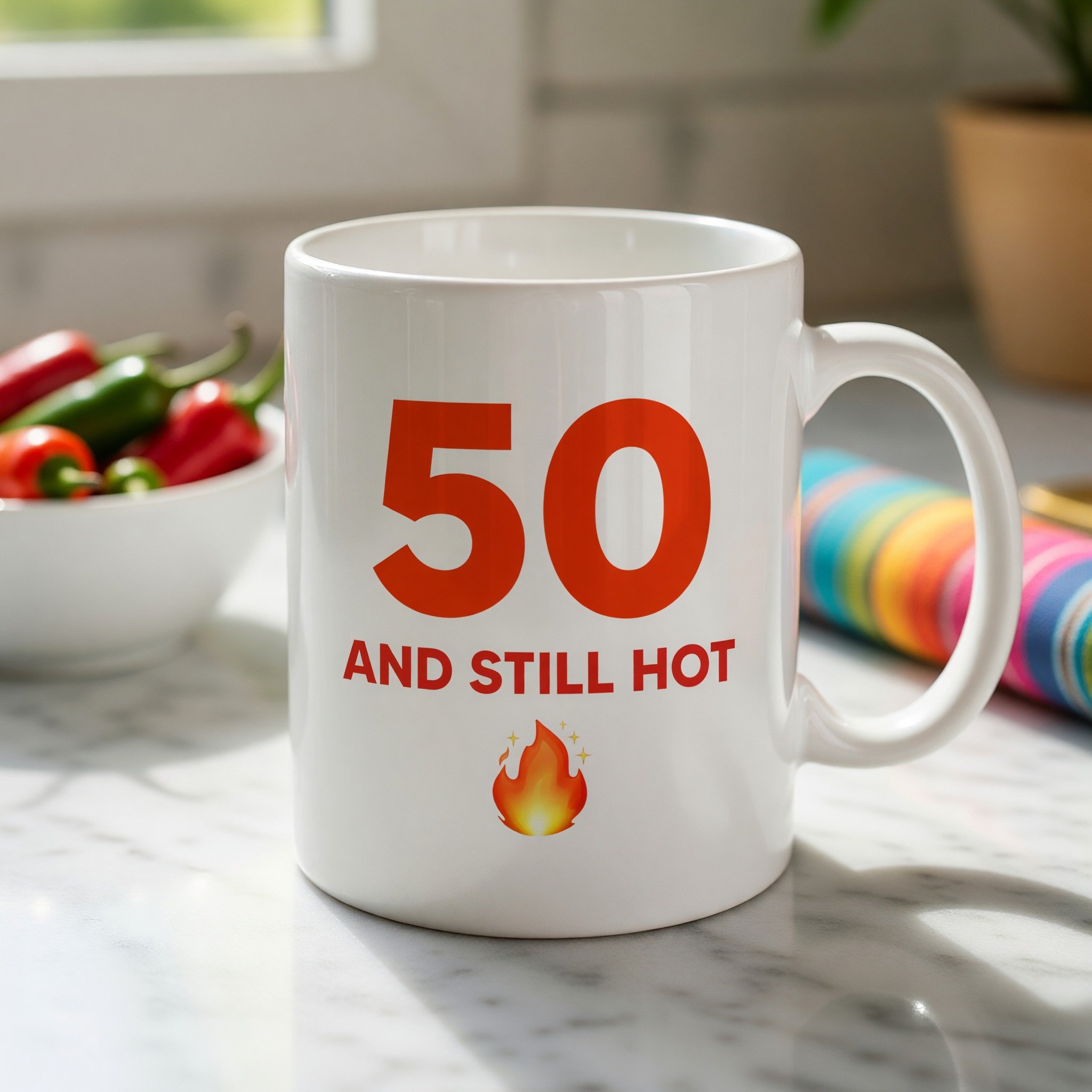 50 And Still Hot Mug