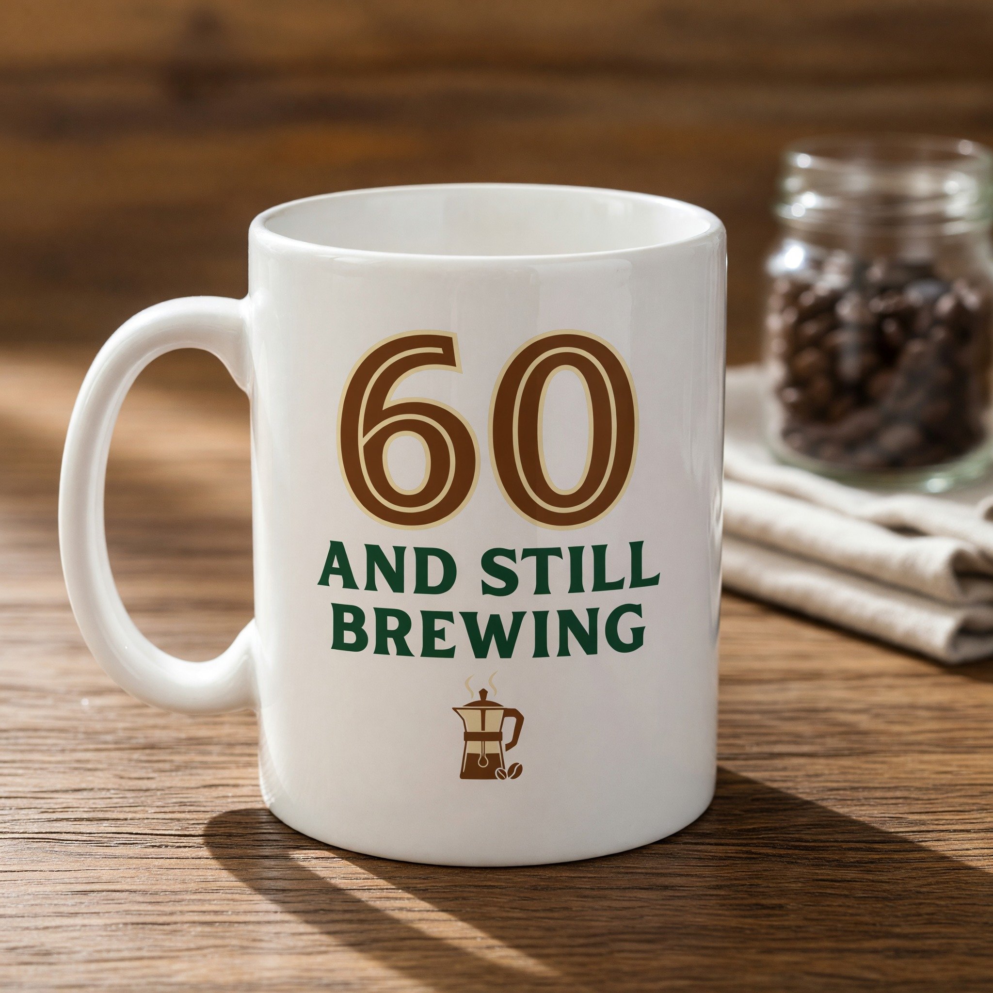 60 And Still Brewing Mug