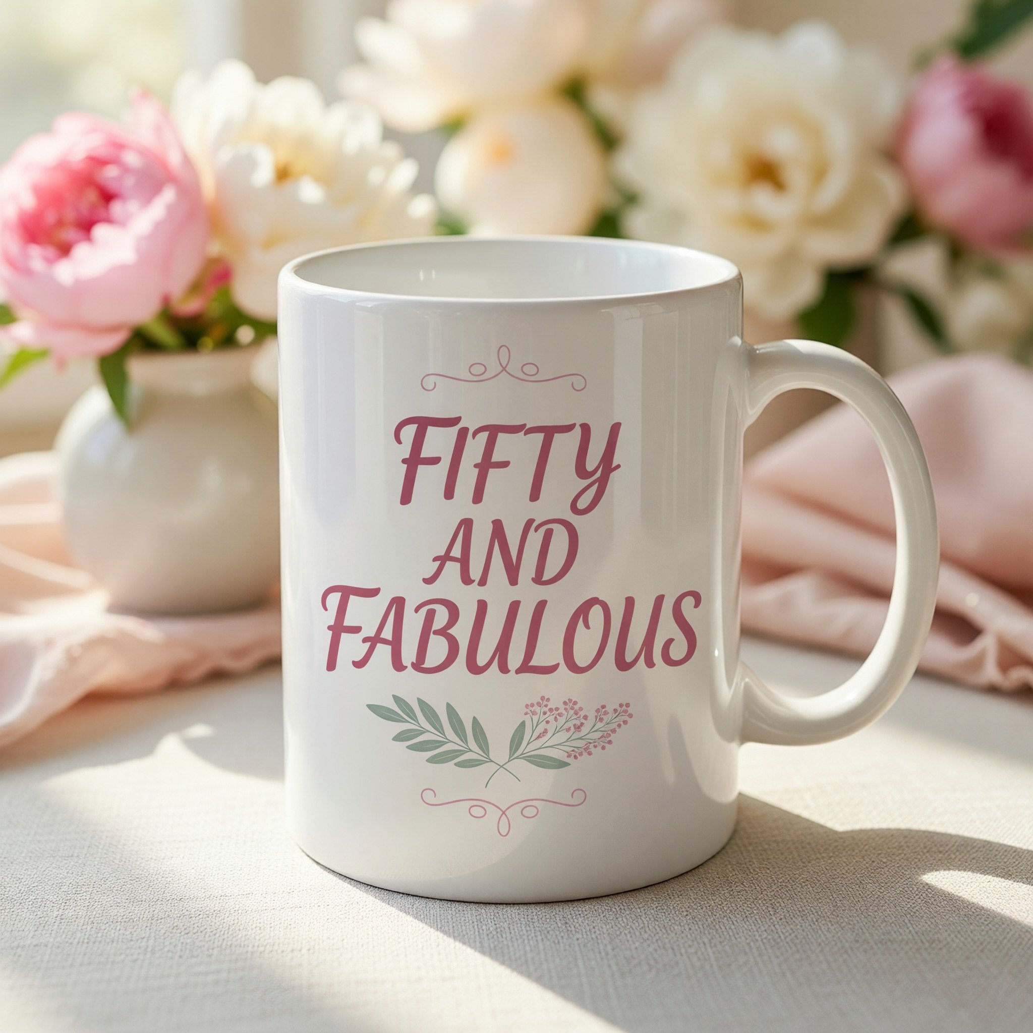 Fifty And Fabulous Mug