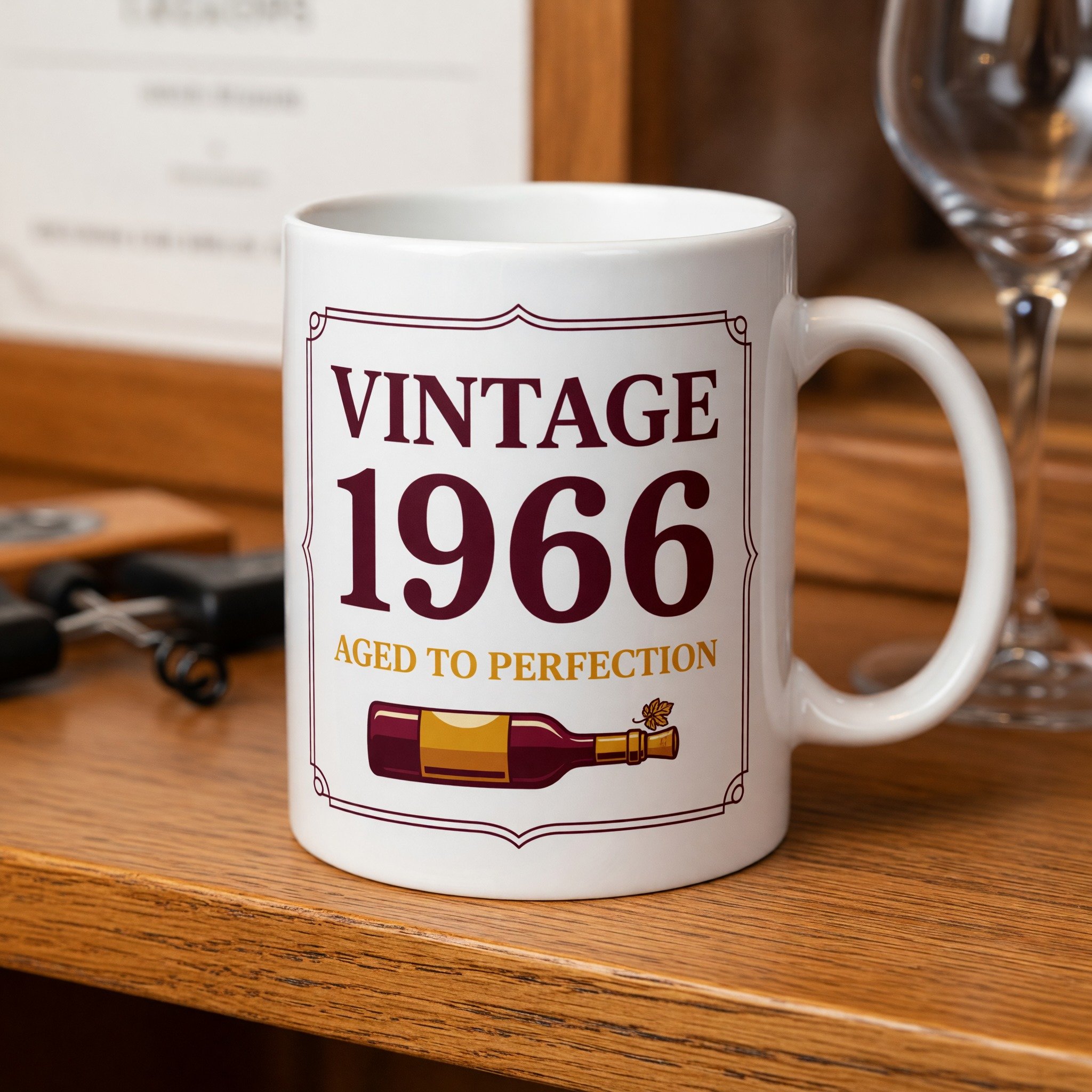 Vintage 1966 Aged To Perfection Mug