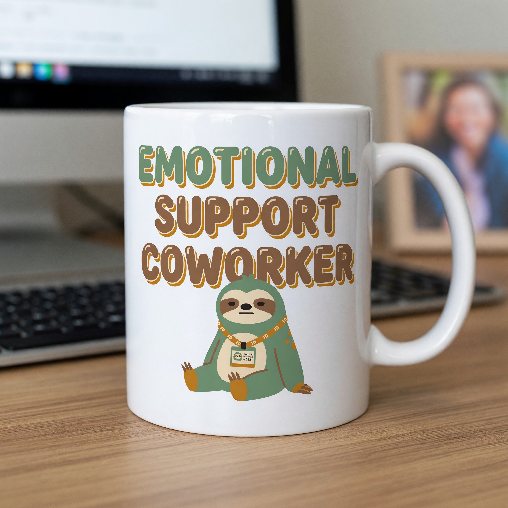 Emotional Support Coworker Mug