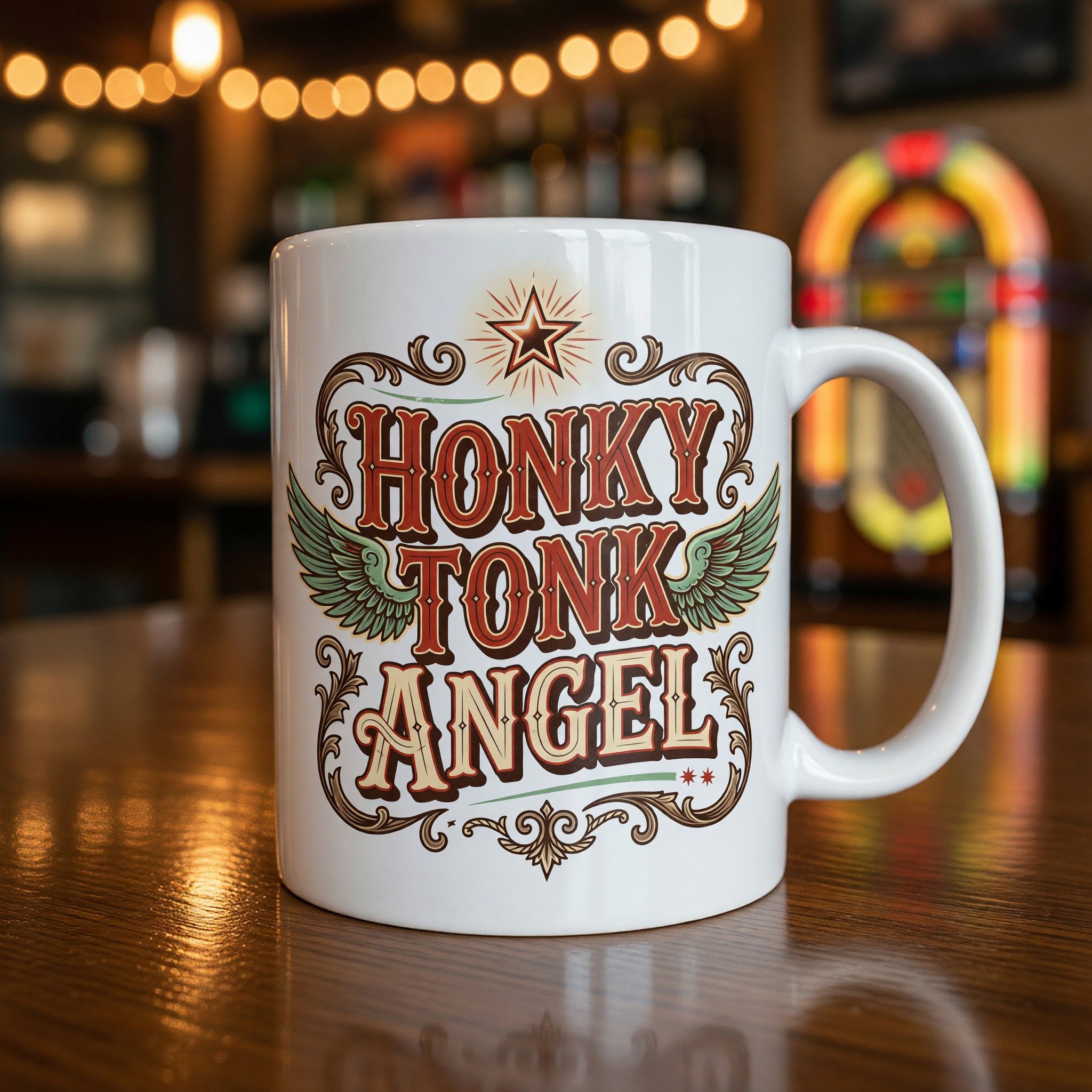 Honky Tonk Angel Mug