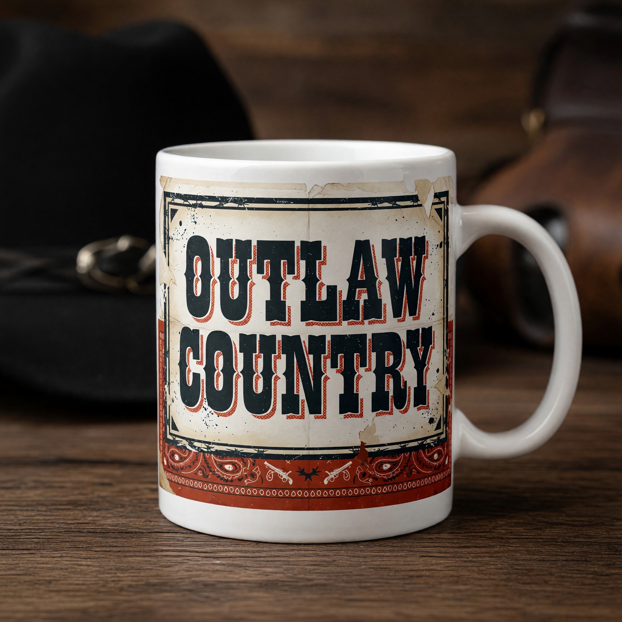 Outlaw Country Mug