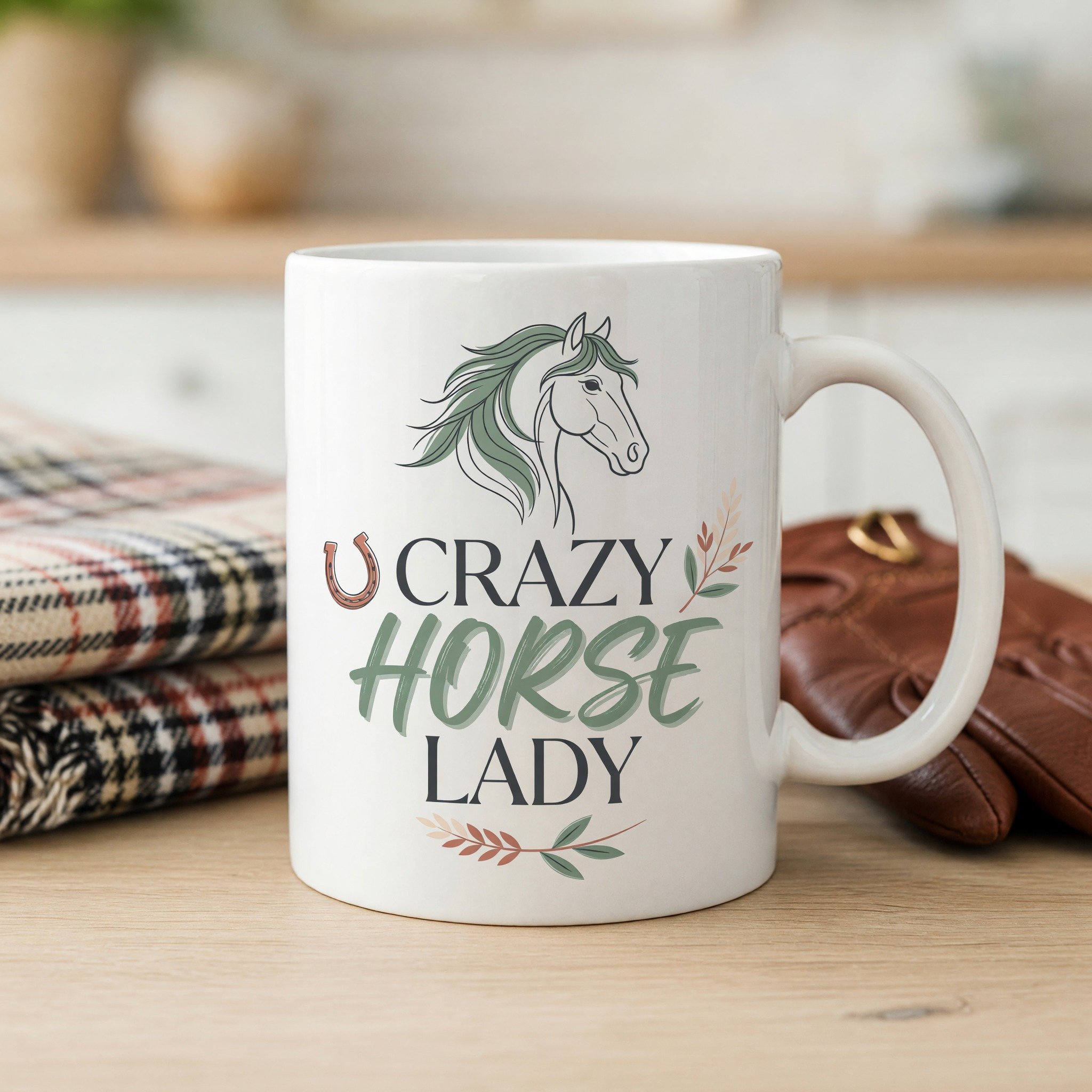 Crazy Horse Lady Mug