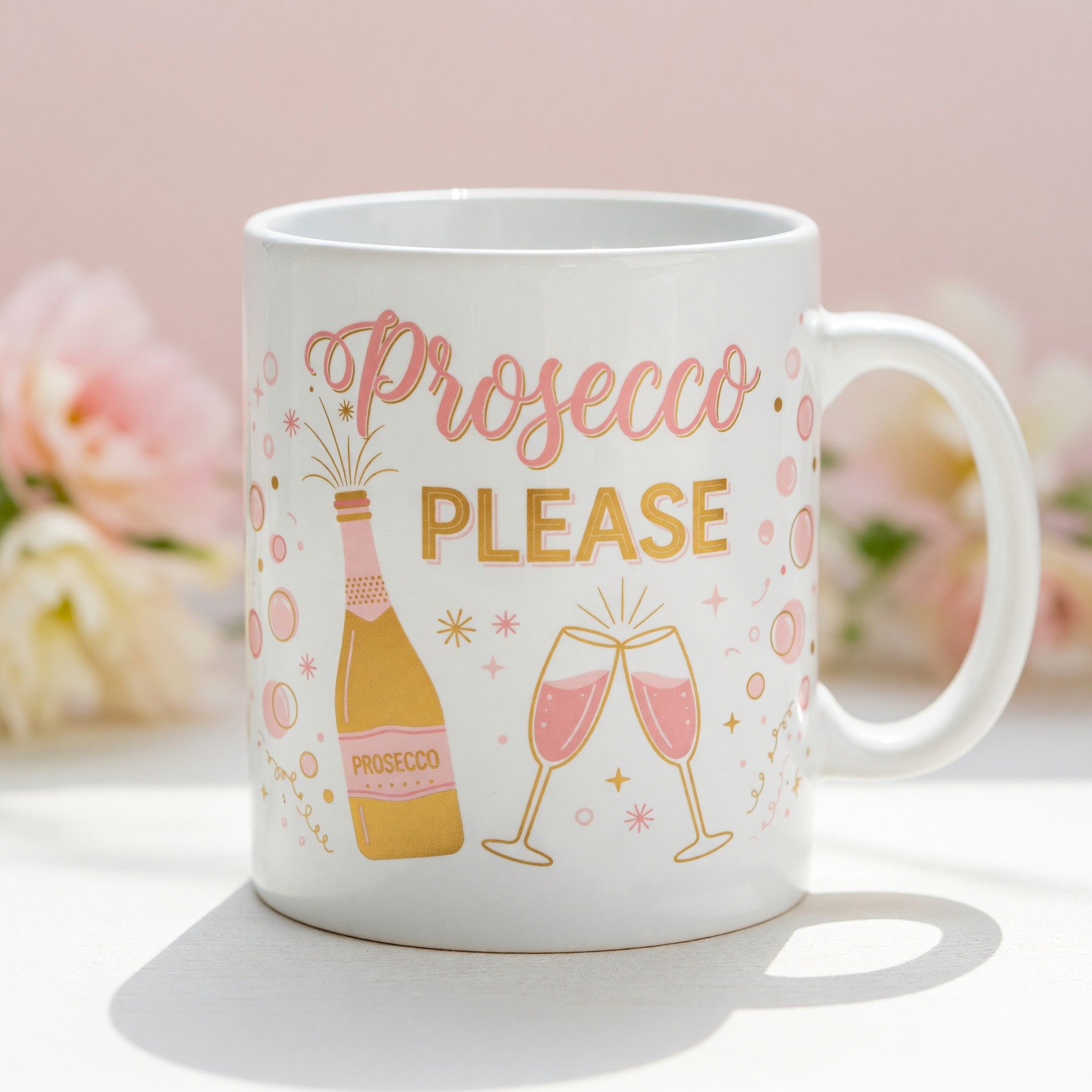 Prosecco Please Mug