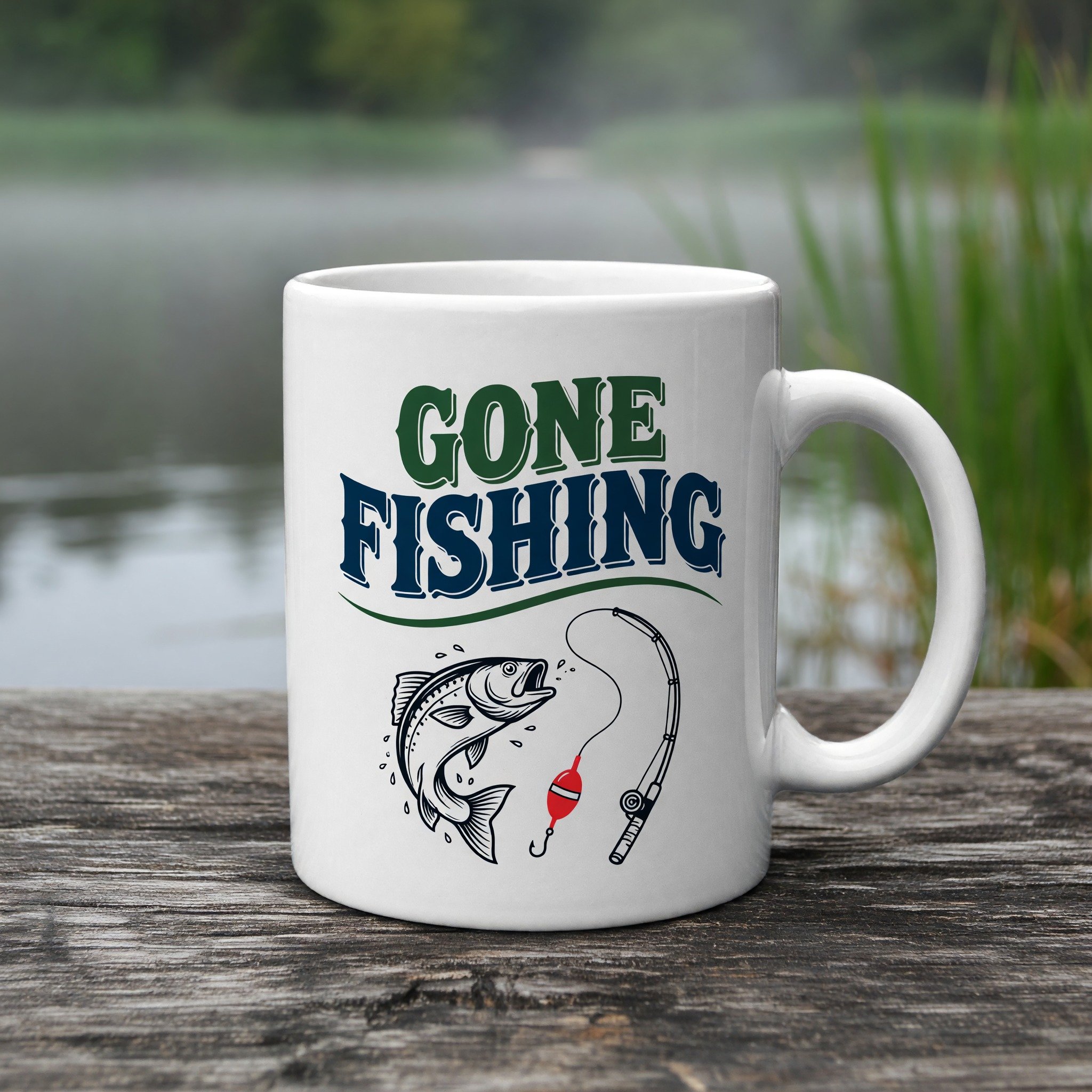 Gone Fishing Mug