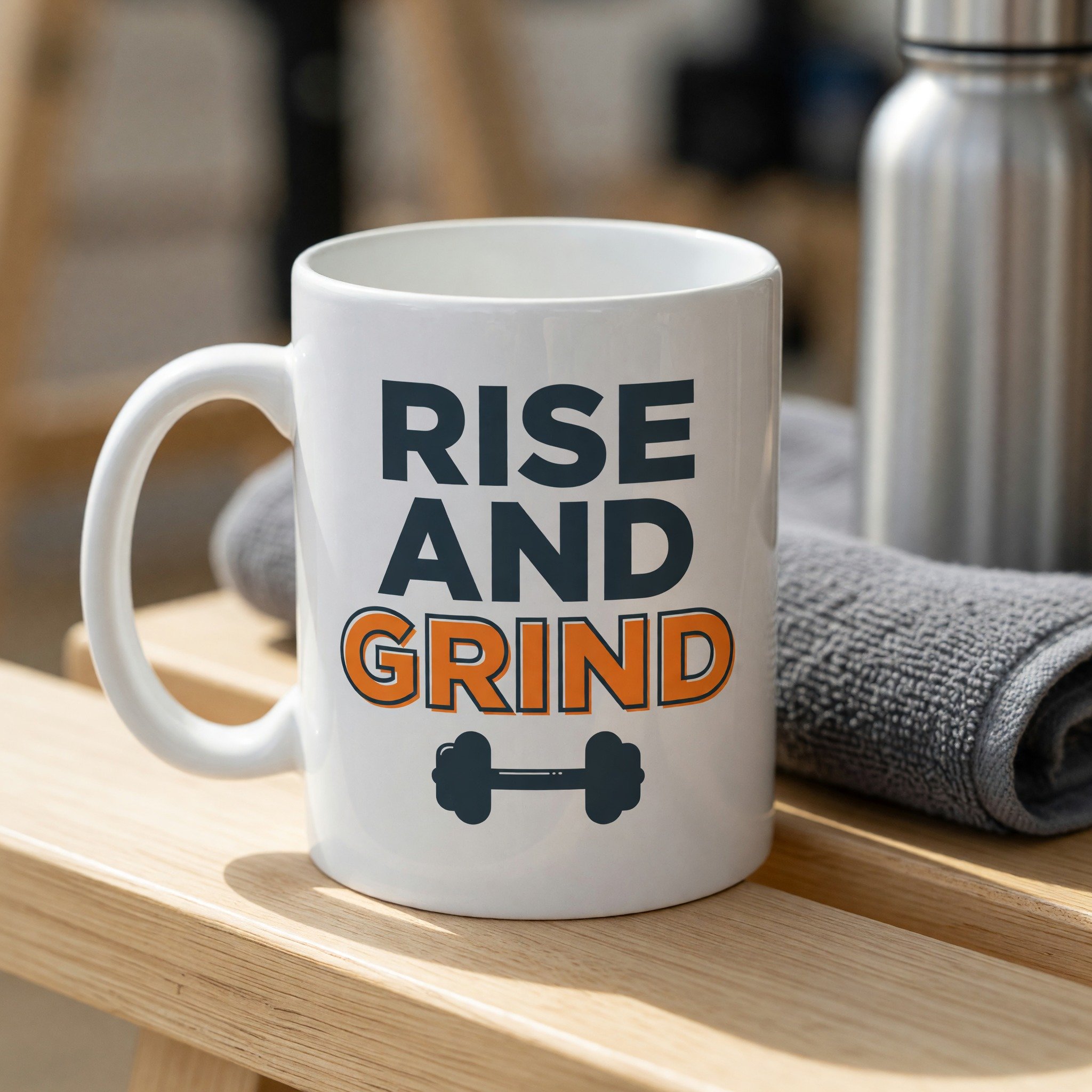 Rise And Grind Gym Mug