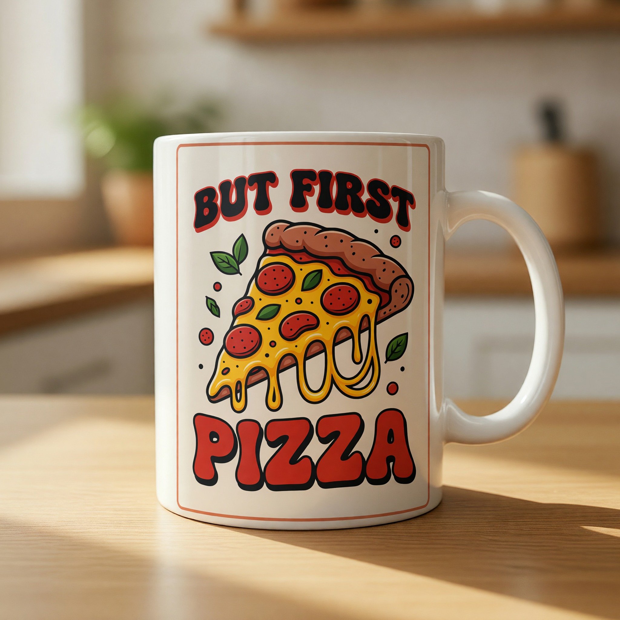 But First Pizza Mug