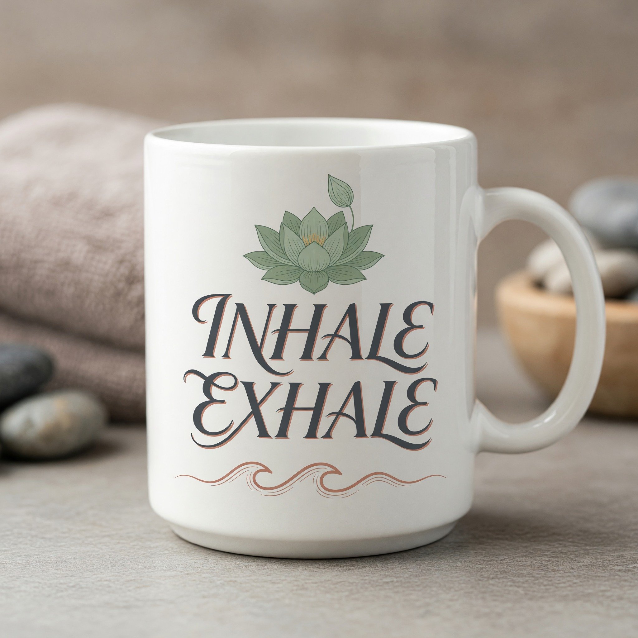 Inhale Exhale Mug