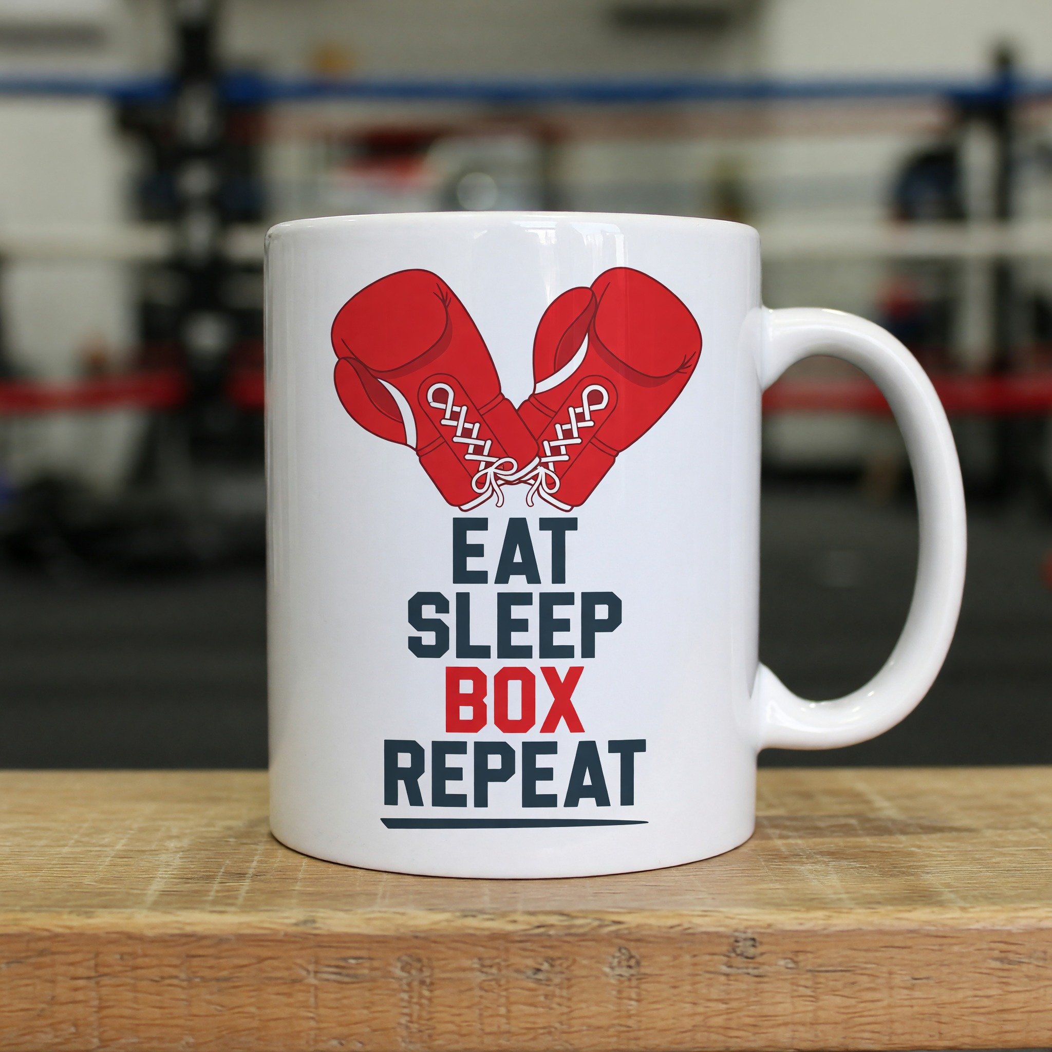 Eat Sleep Box Repeat Mug