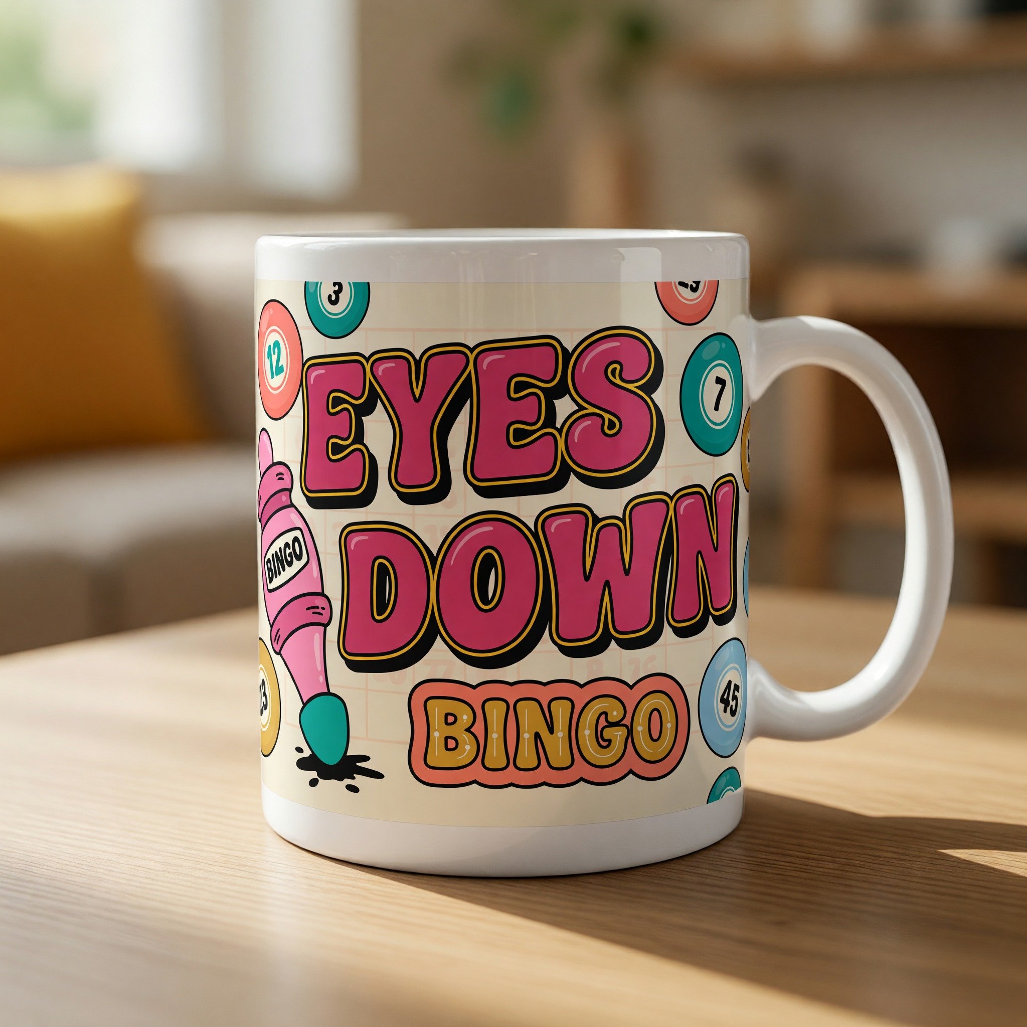 Eyes Down Bingo Mug