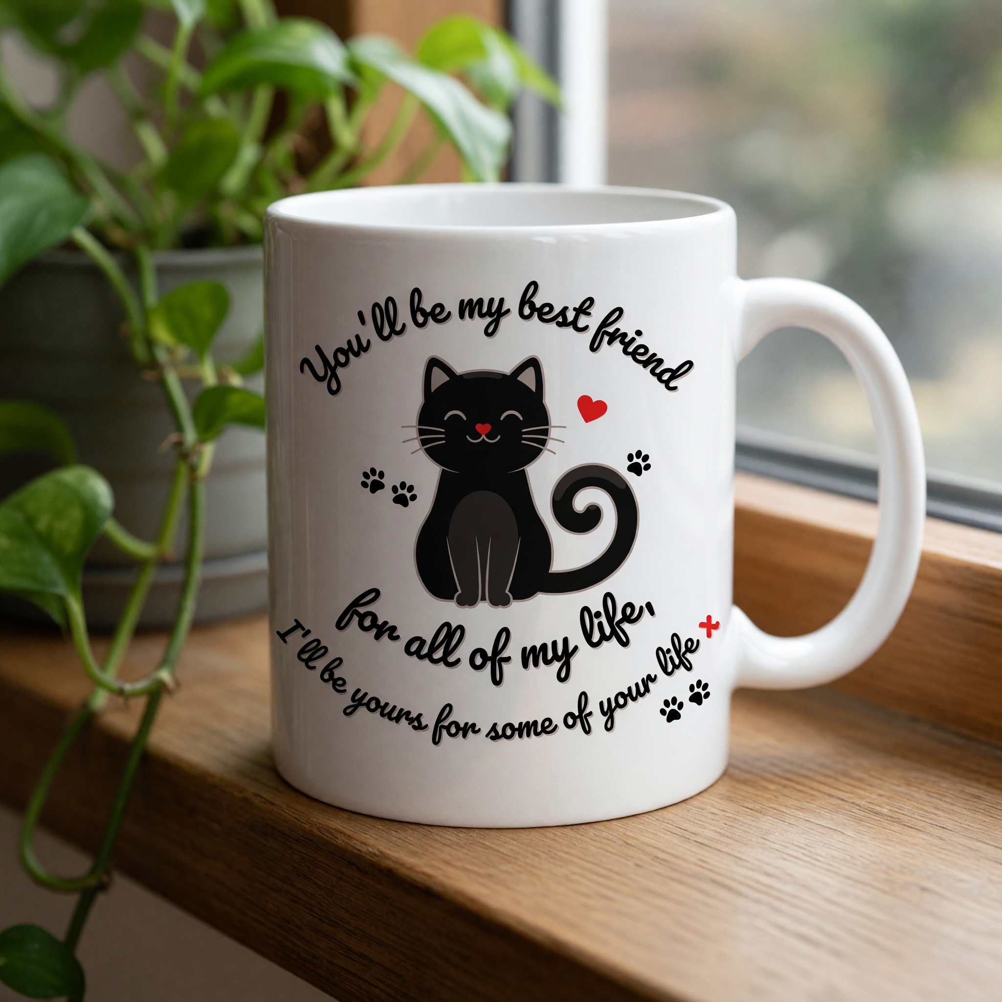 Best Friend Black Cat