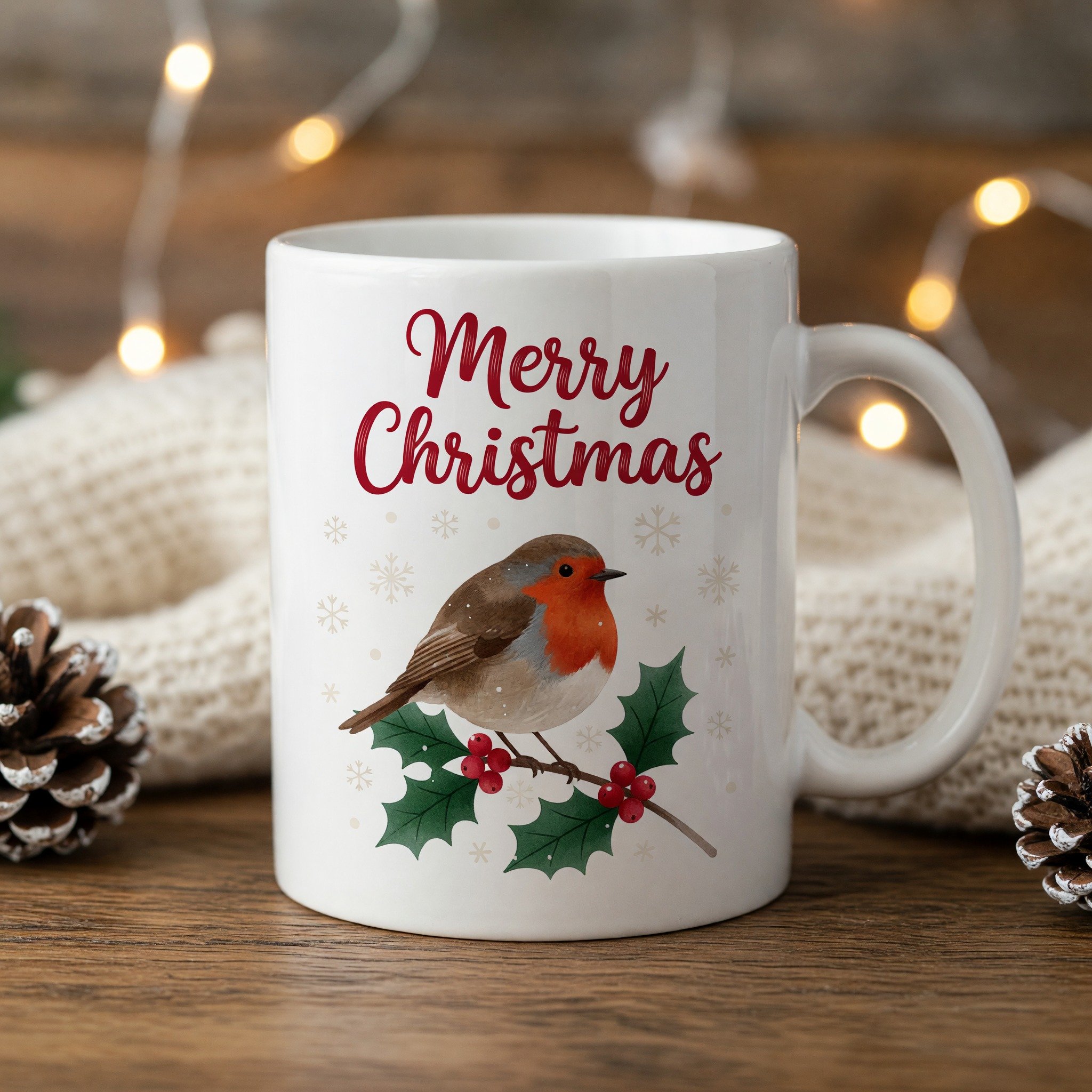 Christmas Robin Mug