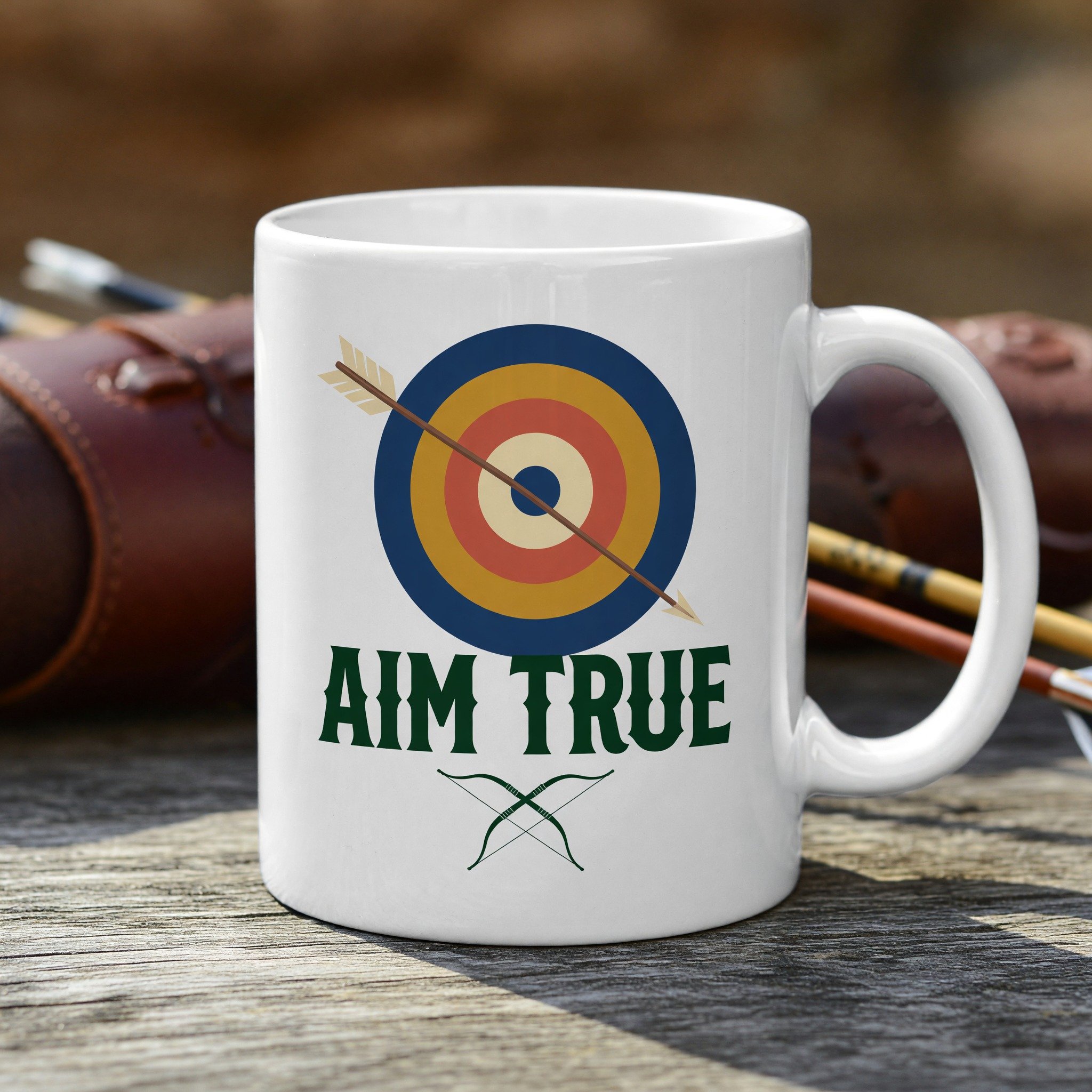 Aim True Archery Mug