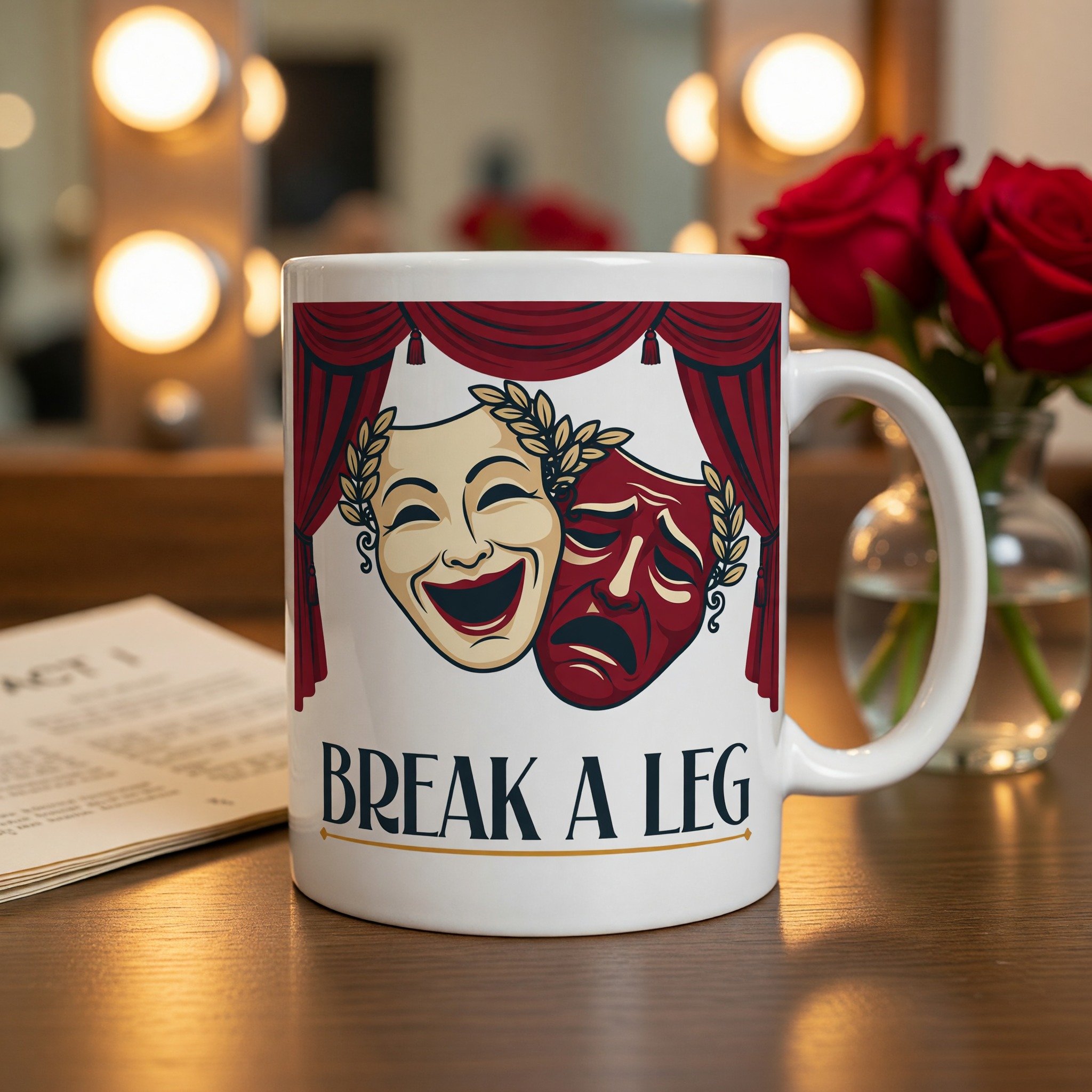 Break A Leg Theatre Mug