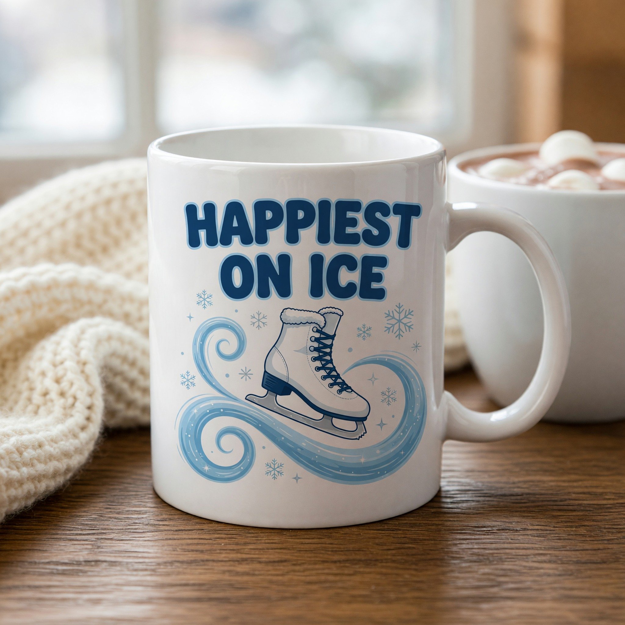 Happiest On Ice Skating Mug