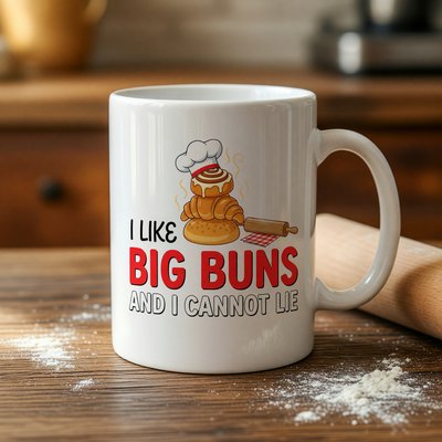 Chef Big Buns Mug - View 1