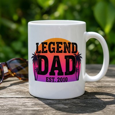 Legend Dad Retro Mug