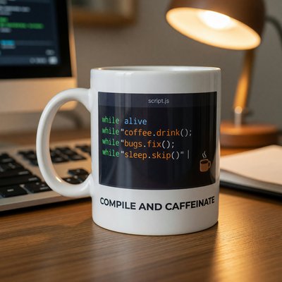 Developer Compile And Caffeinate Mug
