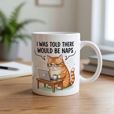Grumpy Cat Naps Mug