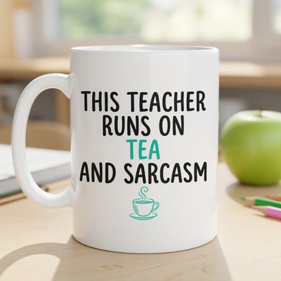 Teacher Tea And Sarcasm Mug