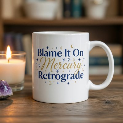 Blame It On Mercury Retrograde Mug