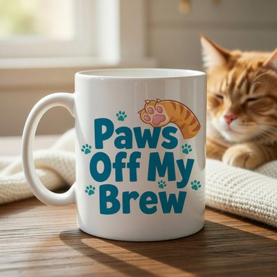 Paws Off My Brew Mug
