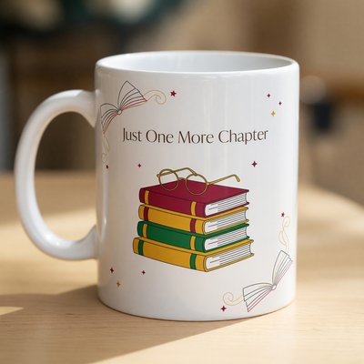 Just One More Chapter Mug
