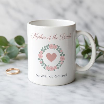 Mother Of The Bride Survival Mug
