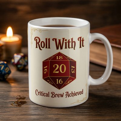 Roll With It Dice Mug
