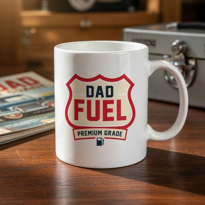 Dad Fuel Premium Grade Mug
