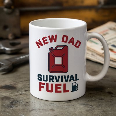 New Dad Survival Fuel Mug
