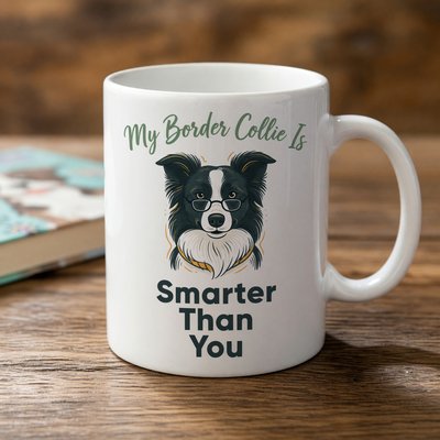 Border Collie Smarter Than You Mug