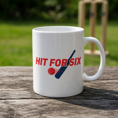 Hit For Six Mug