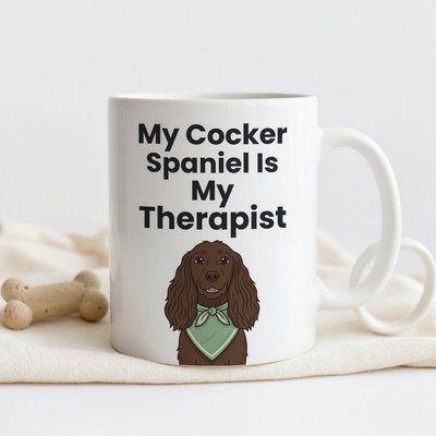 My Cocker Spaniel Is My Therapist Mug
