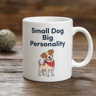Small Dog Big Personality Jack Russell Mug