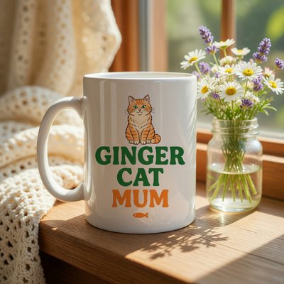 Ginger Cat Mum Mug